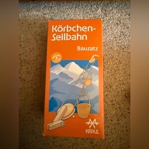 Vintage kraul cable car and pulley set perfect